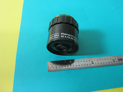 Microscope Objective Aus Jena Germany Epi 10X Infinity Corrected Optics Bn