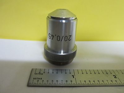 Microscope Part Objective Rolyn Optics Germany 20X Optics