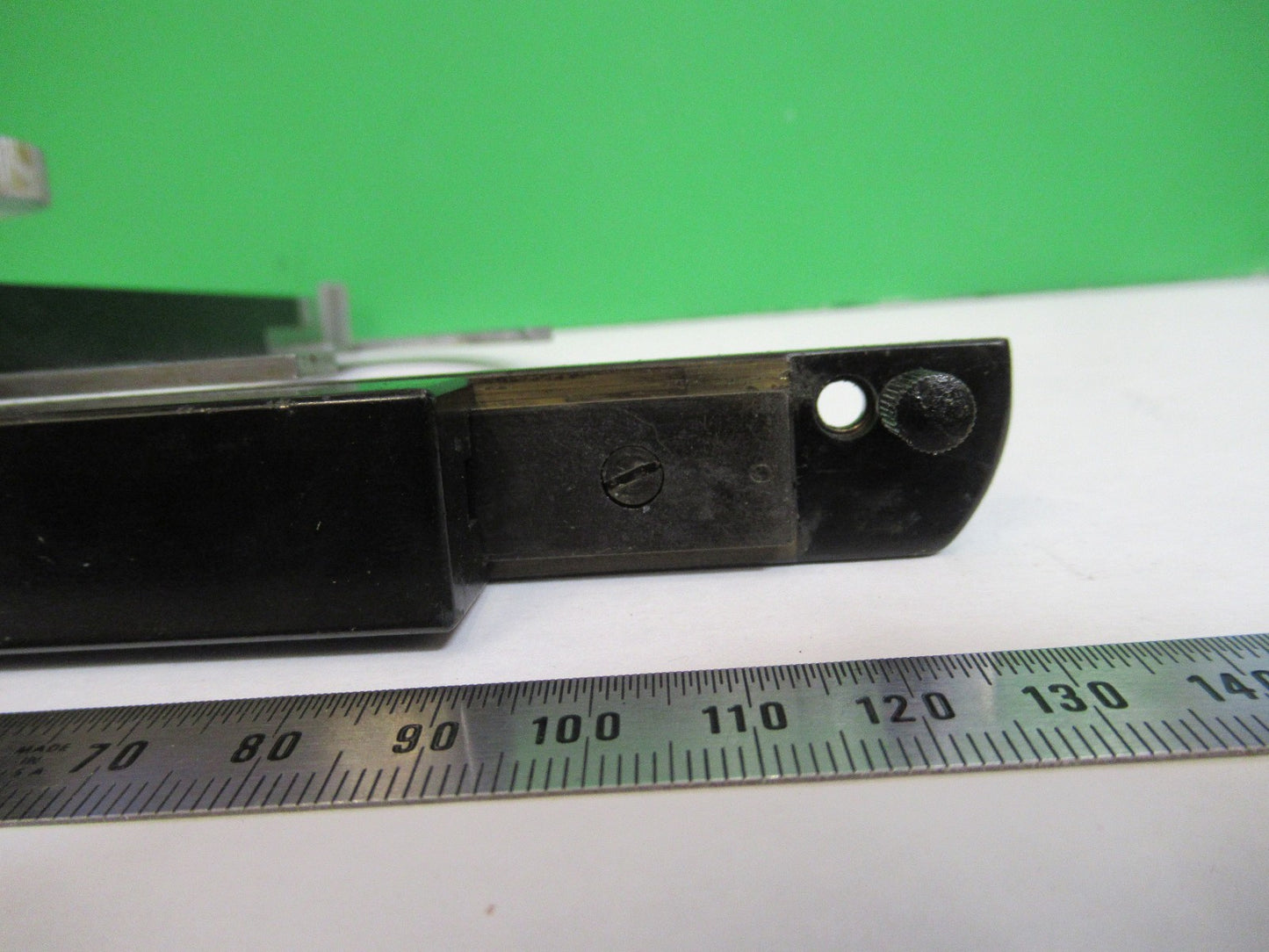 BAUSCH LOMB ANTIQUE XY CLIPS ASSEMBLY MICROSCOPE PART AS PICTURED Y4-FT-82