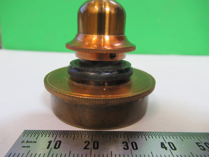 Antique Brass Condenser Piece UK England Microscope Part