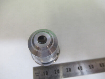 VINTAGE OBJECTIVE BAUSCH LOMB 10X OPTICS MICROSCOPE PART AS PICTURED &A9-B-17