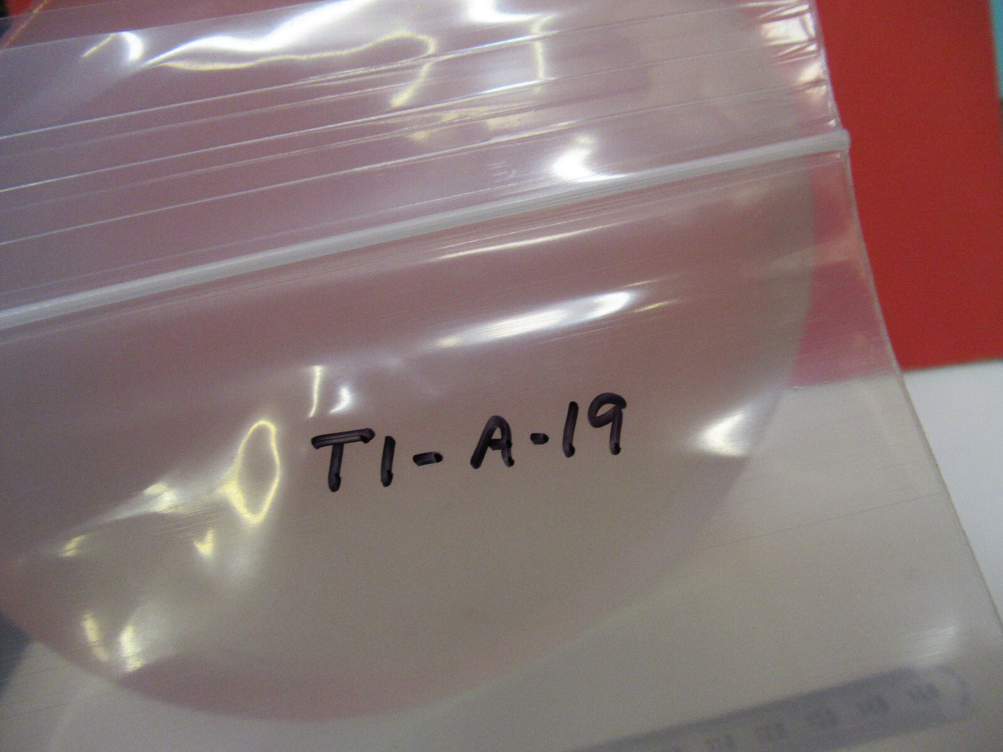 OPTICS HUGE PREFORM GLASS THICK & HEAVY 6" DIAMETER OPTICAL AS PICTURED T1-A-19