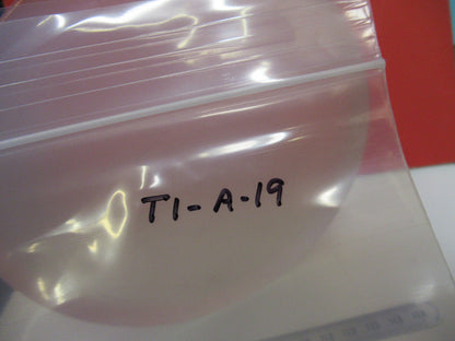 OPTICS HUGE PREFORM GLASS THICK & HEAVY 6" DIAMETER OPTICAL AS PICTURED T1-A-19