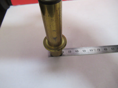 RARE ANTIQUE BRASS EYEPIECE OCULAR LENS MICROSCOPE PART AS PICTURED F8-A-70