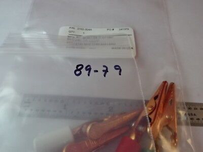 KEYTHLEY 2182-324A MUELLER KT-X90266 ELECTRIC ALLIGATOR CLIPS AS IS #89-79