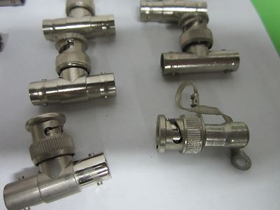 LOT 16 EA BNC T's ADAPTORS ETC FREQUENCY RF MICROWAVE BIN#FI-V-70