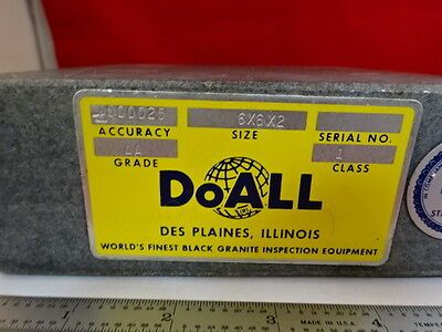 METROLOGY INSPECTION DoALL GRANITE FLATNESS TABLE AS IS #51-A-01