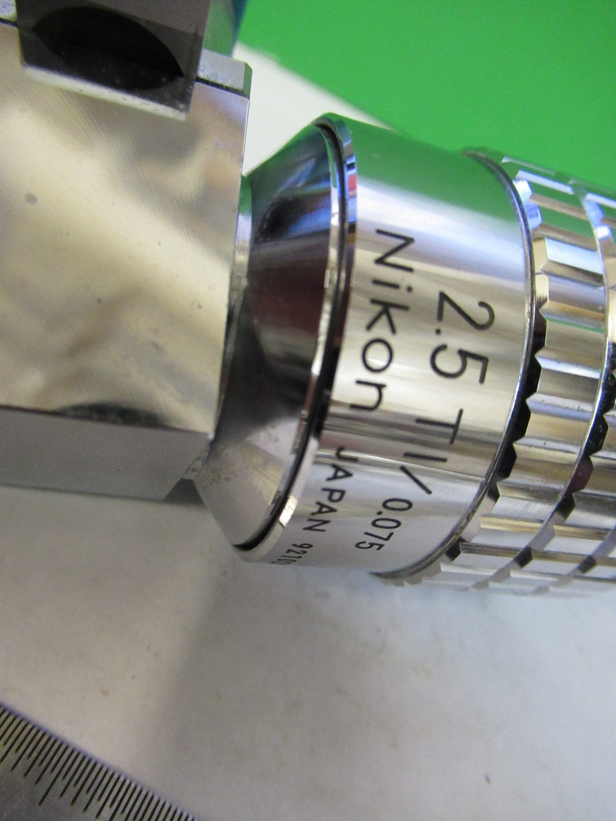NIKON ZYGO JAPAN INTERFEROMETER OBJECTIVE 2.5X TI MICROSCOPE PART T2-A-01