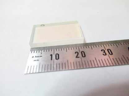 OPTICAL COATED BK7 GLASS PLATE FILTER PRO LASER OPTICS AS PICTURED X6-A-134