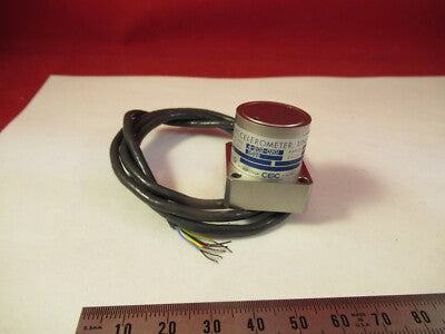 CEC LINEAR ACCELEROMETER 4-202-0201 RANGE 100 G's SENSOR VIBRATION TEST &94-B-03