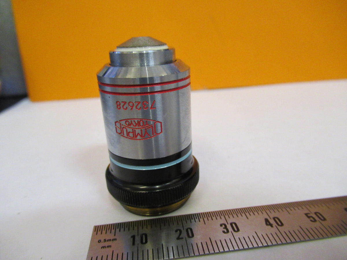 OLYMPUS JAPAN OBJECTIVE PL 100X PHASE LENS MICROSCOPE PART AS PICTURED Q9-FT-83