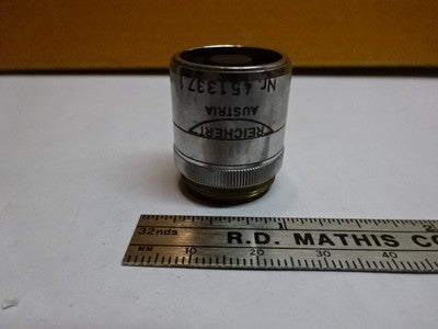 MICROSCOPE PART REICHERT AUSTRIA OBJECTIVE EPI 6.3X /210 OPTICS AS IS #81-103