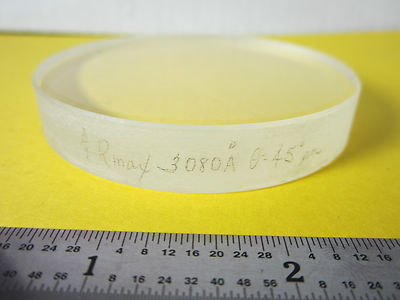 Optical UV Ultraviolet Filter Lens Mil Spec Laser Optics