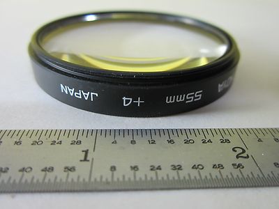 Optical Lens Convex Concave Hoya 55 mm +4 Laser Optics
