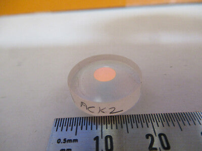 OPTICAL LENS COATED DICHROIC MIRROR FILTER HP OPTICS AS PICTURED #P3-A-57
