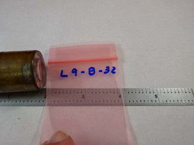 Antique Brass Mounted Lens Microscope Part Optics