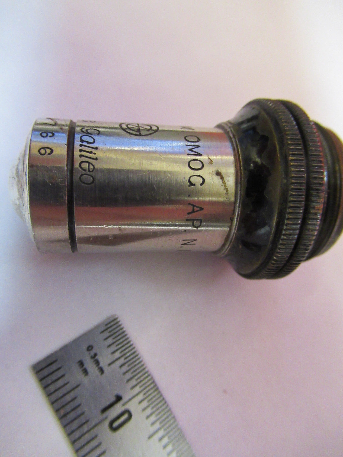 OFFICINE GALILEO ITALY OBJECTIVE  MICROSCOPE PART AS PICTURED T1-A-65