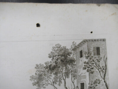 ANTIQUE ETCHING ITALIA ROME CIRCA 1810 GASPARD DUGHET PIETRO PARBONI AS PIC xii