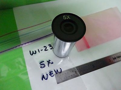 MICROSCOPE PART EYEPIECE  ROLYN GERMANY NEW 5X OPTICS AS IS BIN#W1-23