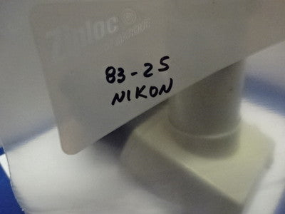 MICROSCOPE PART NIKON JAPAN HEAD TRINOCULAR OPTICS AS IS &83-25