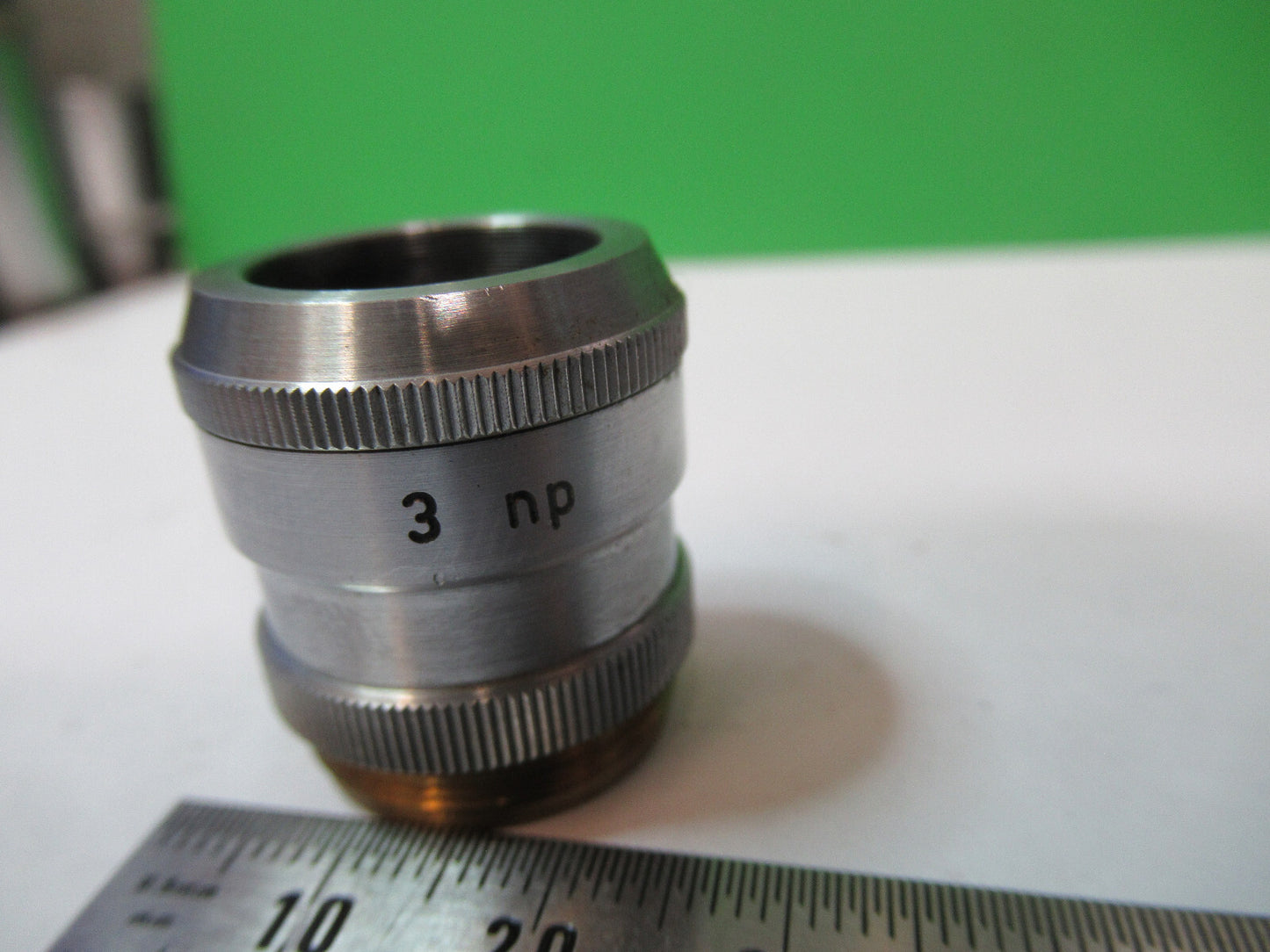 REICHERT AUSTRIA OBJECTIVE 3 np EPI MICROSCOPE PART AS PICTURED &R2-A-37