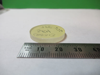 OPTICAL COATED SF-4GLASS PLATE FILTER PRO LASER OPTICS AS PICTURED X6-A-135