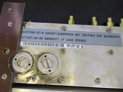 BOARD for ROHDE & SCHWARZ EMI TEST RECEIVER RF MODULE 848.9511.02 &4B-A-81