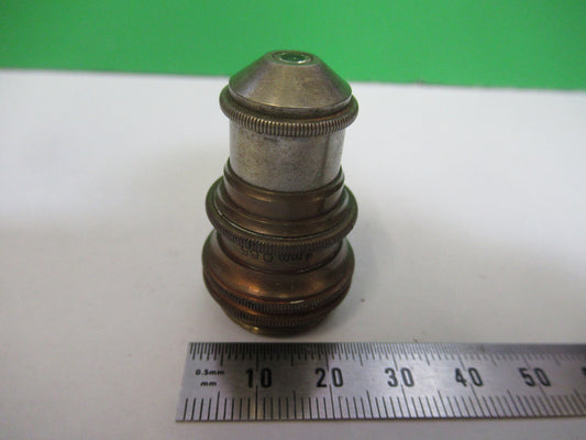 Antique Brass Objective Bausch & Lomb Optics Microscope