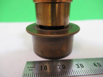ANTIQUE BRASS BAUSCH LOMB EYEPIECE RARE OPTICS MICROSCOPE PART Z1-FT-96