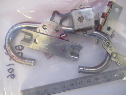 BAUSCH LOMB ANTIQUE LOCK WITHOUT KEY MICROSCOPE PART AS PICTURED Q2-106