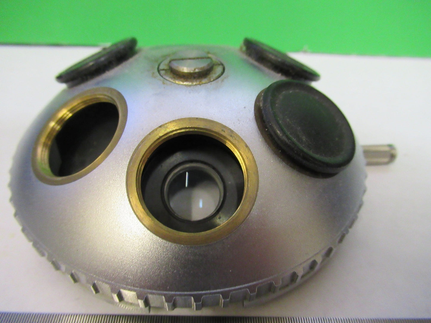 ZEISS GERMANY SEXTUPLE NOSEPIECE  471710 MICROSCOPE PART AS PICTURED T2-A-23