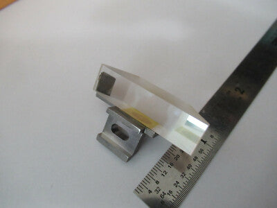OPTICAL GLASS MOUNTED MIL SPEC SMALL PRISM PRO LASER OPTICS AS PICTURED &F2-A-65