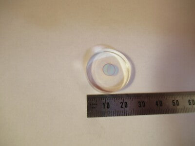 OPTICAL BK7 GLASS LASER LENS COATED OPTICS MIL SPEC RLG as pictured &W2-A-91