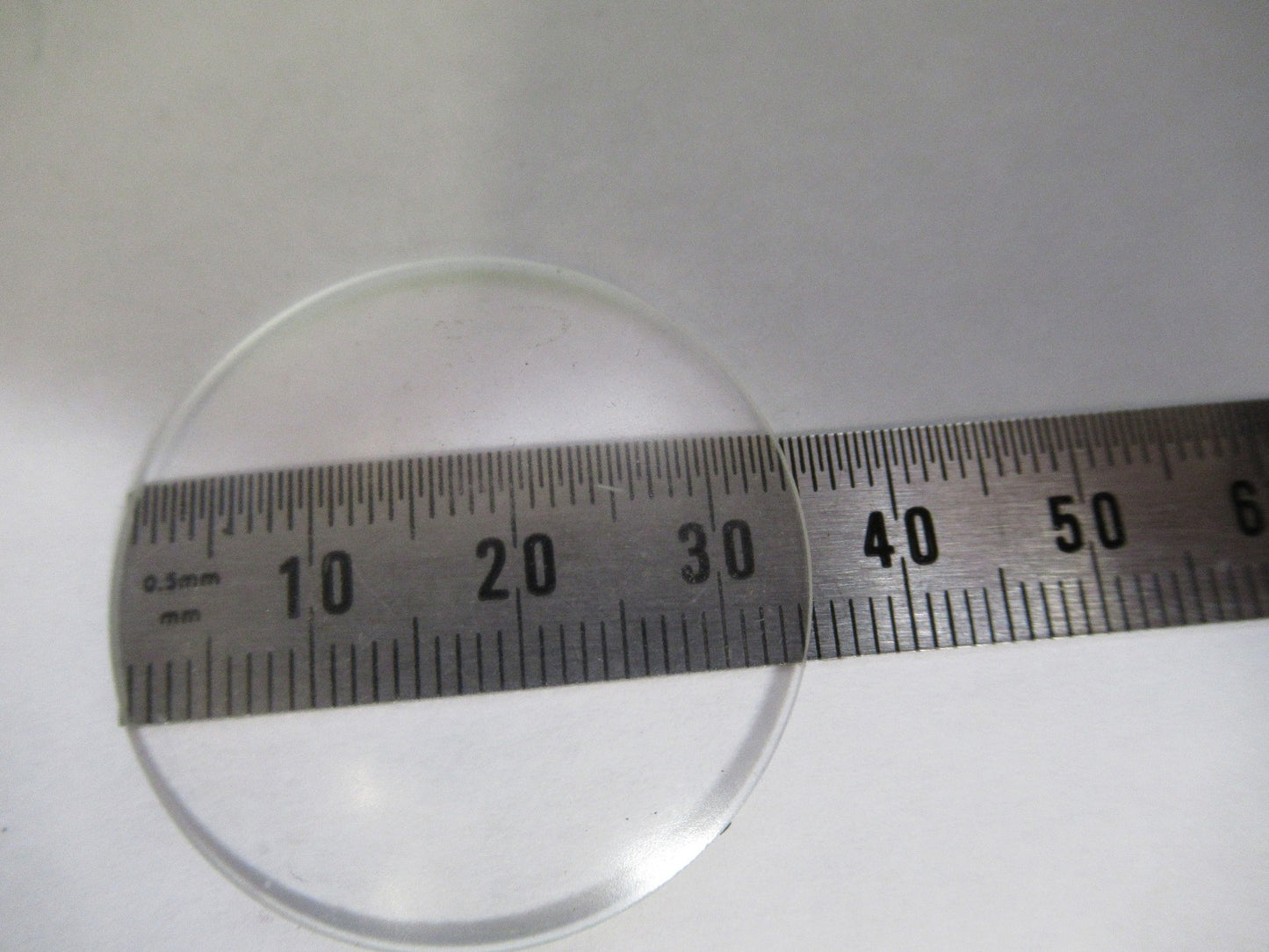 OLYMPUS JAPAN DIFFUSER CONVEX FILTER LENS MICROSCOPE PART AS PICTURED Y3-B-34