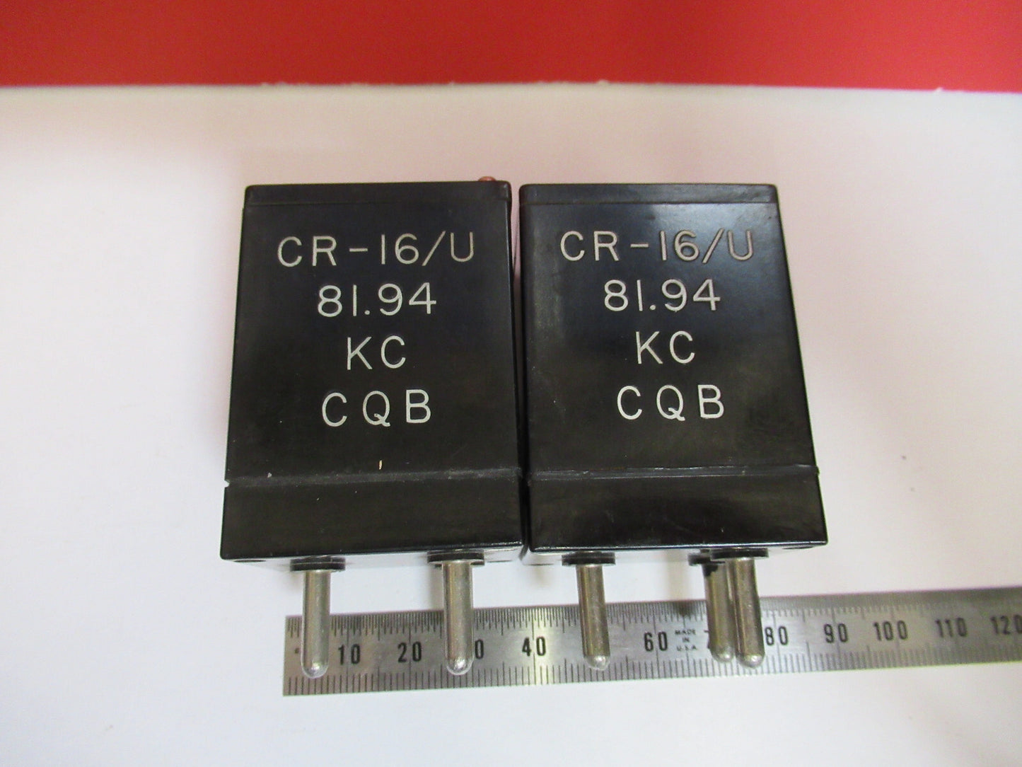 Antique Quartz Crystal 81.94 Pair Frequency Control Radio