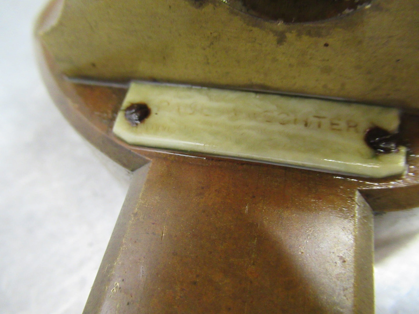 FOR PARTS OR REPAIR ANTIQUE GERMAN  MICROSCOPE PAUL WAECHTER circa 1850 LOB
