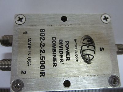 MECA POWER DIVIDER COMBINER RF MICROWAVE FREQUENCY  BIN#1E-P-7