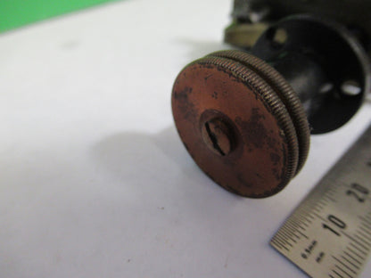ANTIQUE BAUSCH LOMB MICRO STAGE KNOBS BRASS MICROSCOPE PART AS PICTURED S7-A-07
