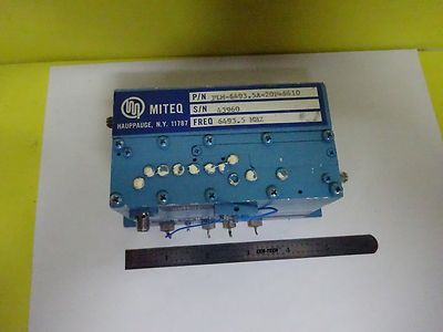 RF MICROWAVE MODULE MITEQ OSCILLATOR FREQUENCY  GHz  AS IS BIN#X5-02