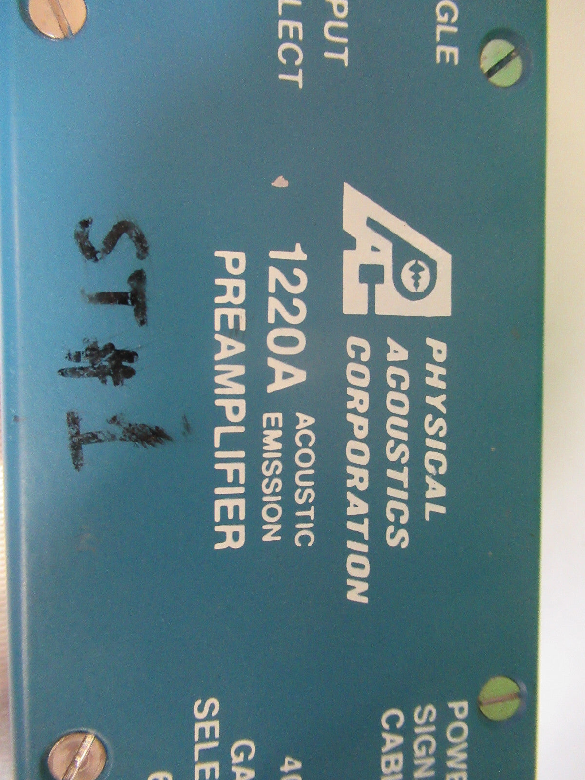 Physical Acoustic Emission Corp Ae 1220A Pre-amplifier Sensor AS Picture