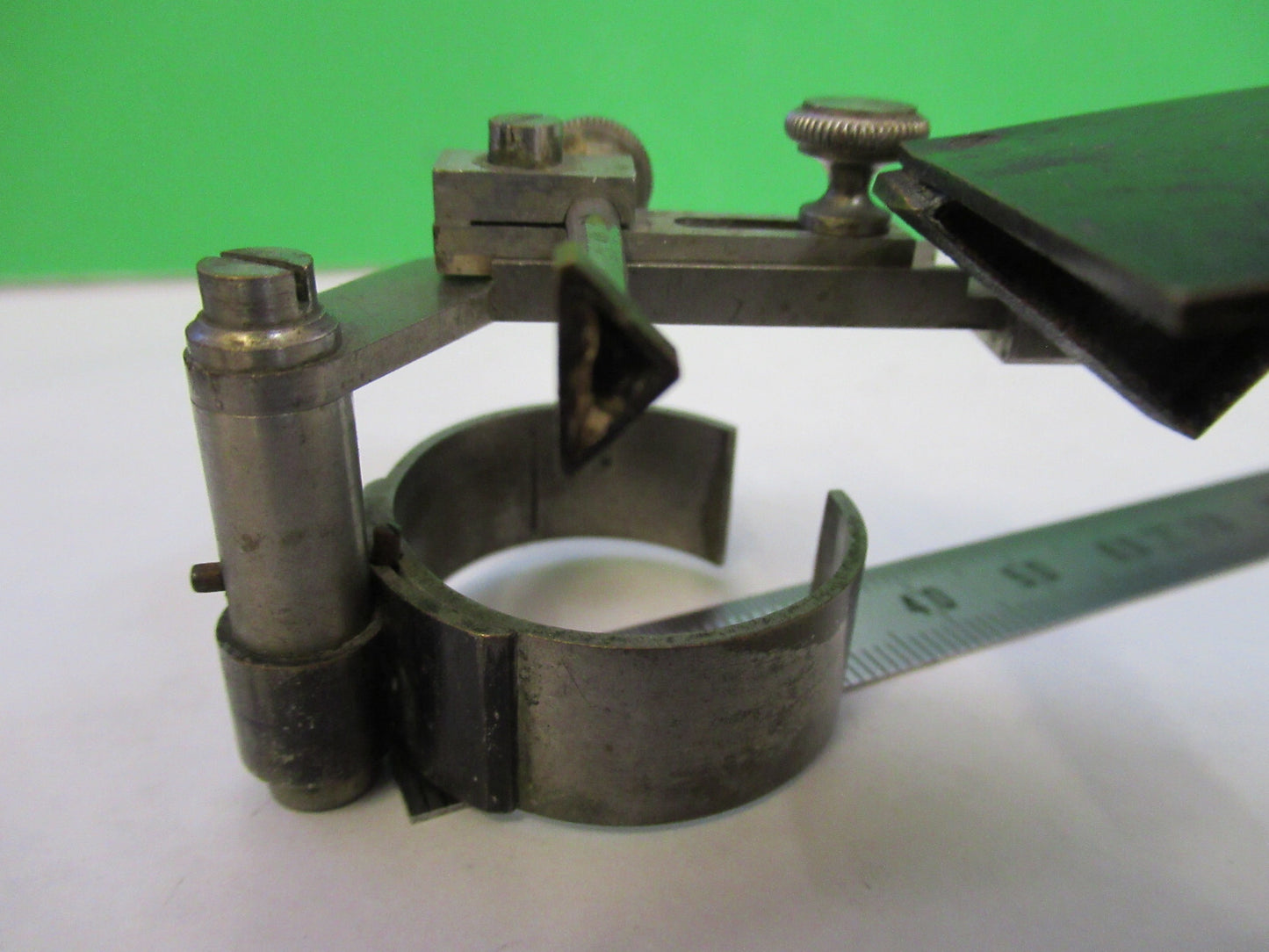 ANTIQUE NACHET PARIS OCULAR PRISM HOLDER MICROSCOPE PART AS PICTURED X2-A-29