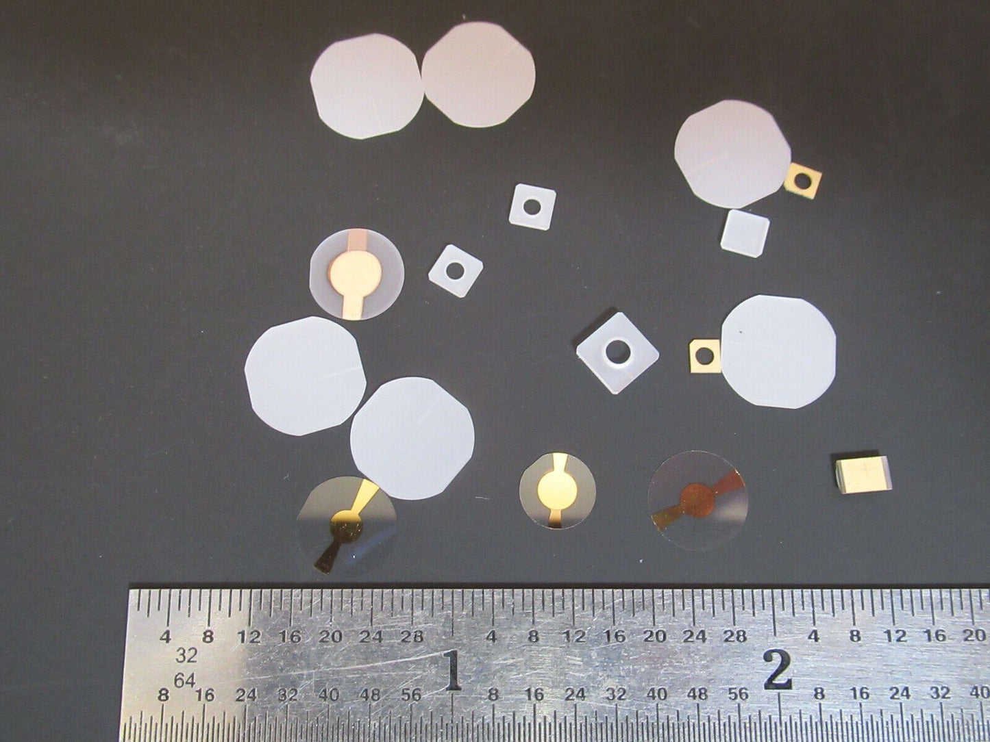 LOT ASSORTED PIEZO QUARTZ PIEZOELECTRIC BLANKS ULTRASONIC SENSOR &FT-1-B-04