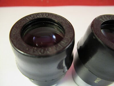 Pair Tiyoda Tokyo Eyepiece Ocular Microscope Part Optics