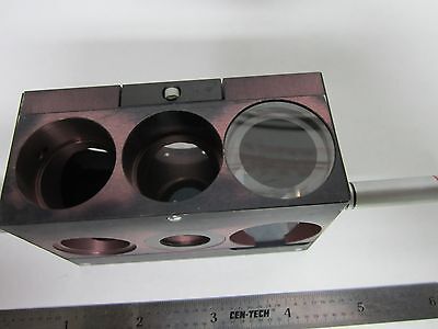 MICROSCOPE PART LEICA REICHERT POLYVAR INSERT DIC FILTER OPTICS BIN#F2-18