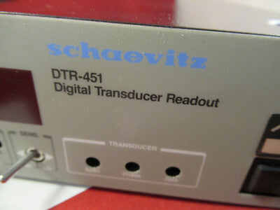 SCHAEVITZ DTR-451 DIGITAL TRANSDUCER SIGNAL CONDITIONER for ACCELEROMETER #TD-3