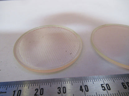 NIKON E400 ECLIPSE PLASTIC LENS DIFFUSER SET MICROSCOPE PART AS PICTURED T7-A-95