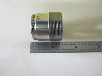 FOR PARTS MICROSCOPE OBJECTIVE JAPAN 10X OPTICS AS IS BIN#31-B-22
