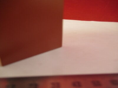Optical Plate Opaque Terracotta Color Optics