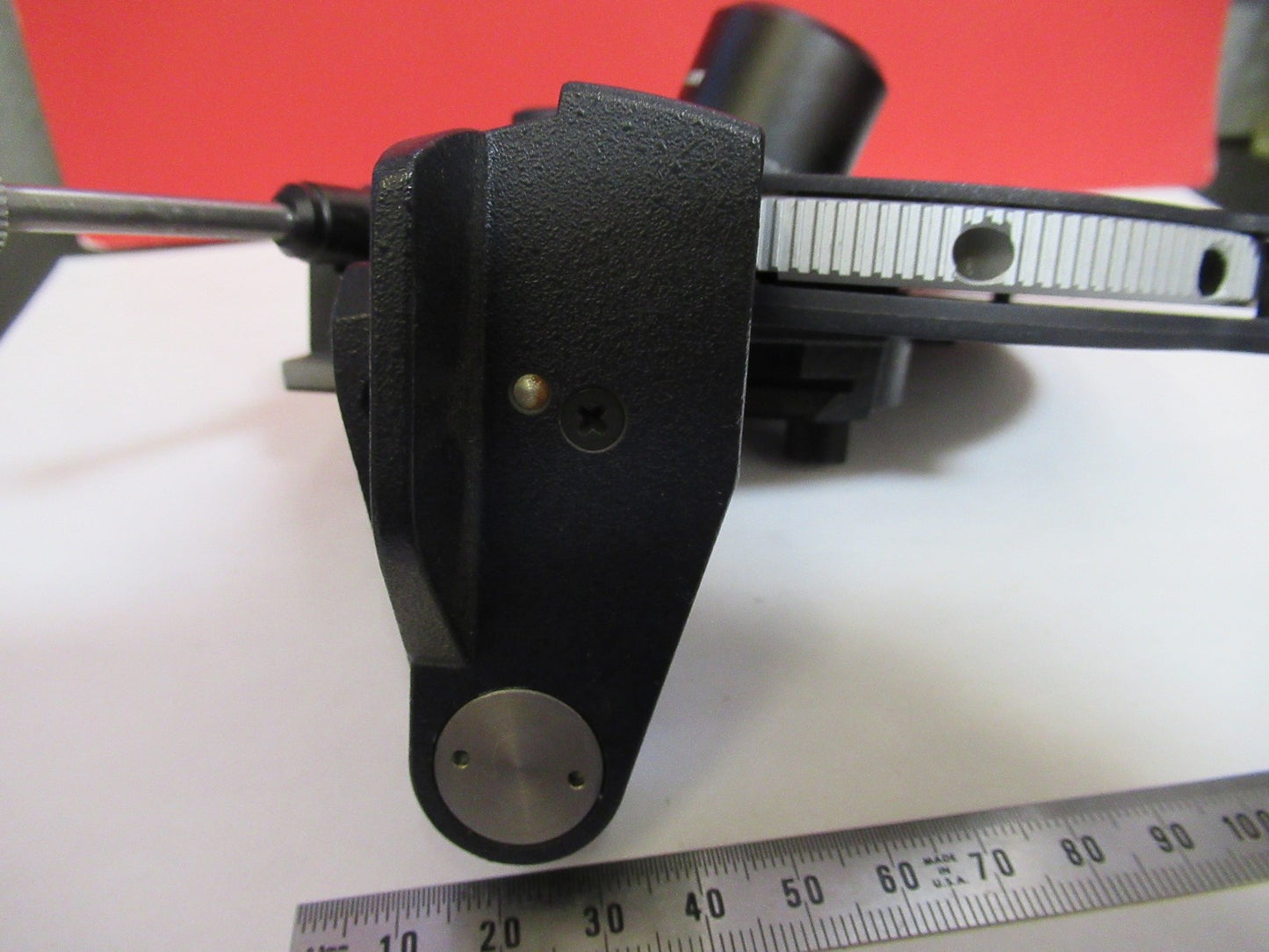 LEICA LEITZ GERMANY DMRB CONDENSER 501012 MICROSCOPE PART AS PICTURED T7-A-89