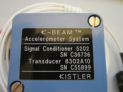 NEW KISTLER 8302A10/5202 497 mV/g ACCELEROMETER CALIBRATION VIBRATION
